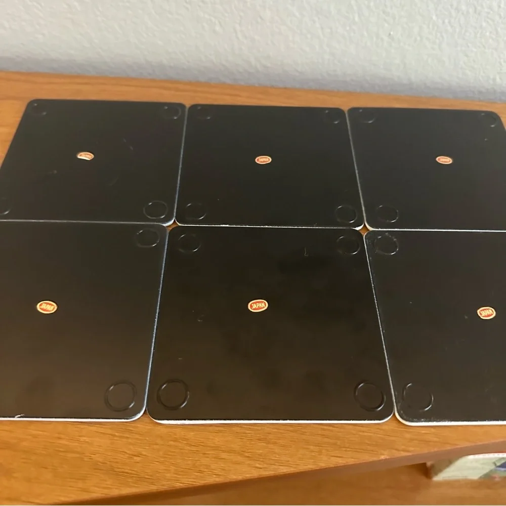 Set of 6 - Vintage Plastic German Beer coasters - made in Japan - Picture 8 of 8